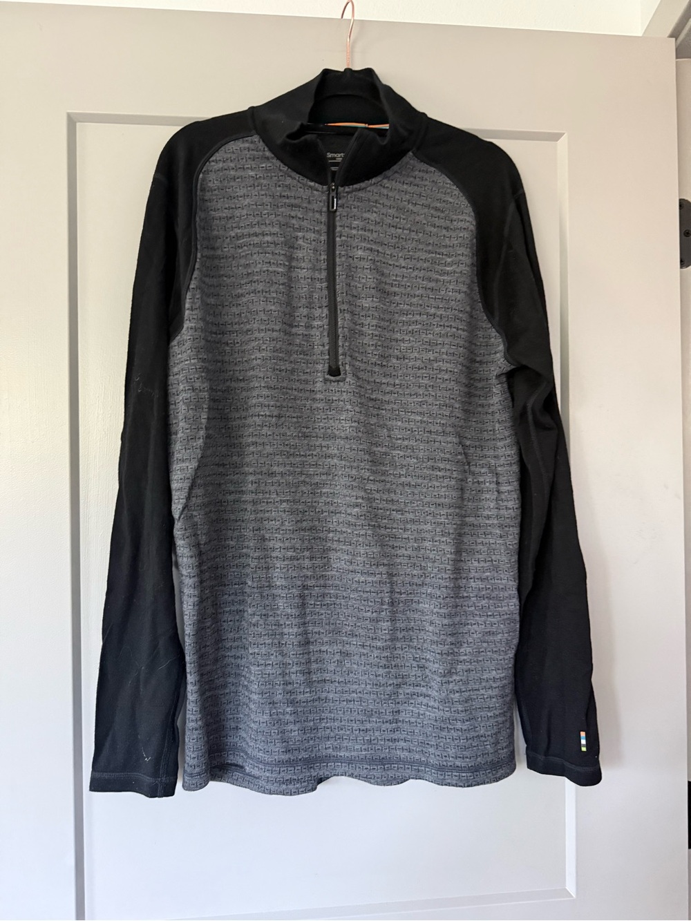 Smartwool Men's Classic Thermal Merino Base Layer 1/4 Zip Size XL